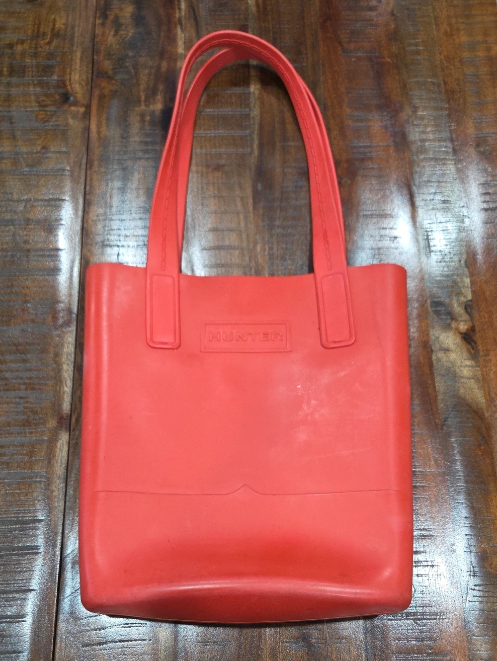 Hunter Large Red Tote Bag